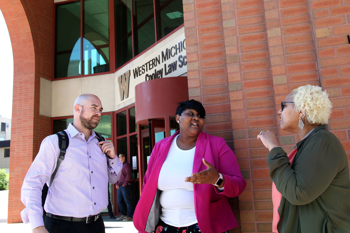 Cooley Lansing campus students